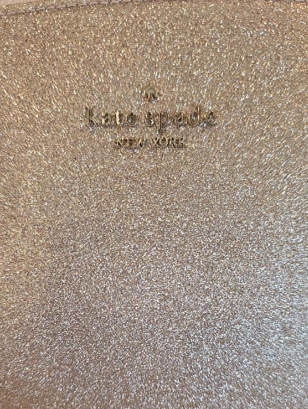 Kate Spade Pink Glitter Tote with Matching Wallet - Picture 2 of 5
